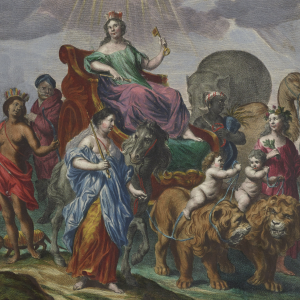 Hand-colored copper-plate engraving