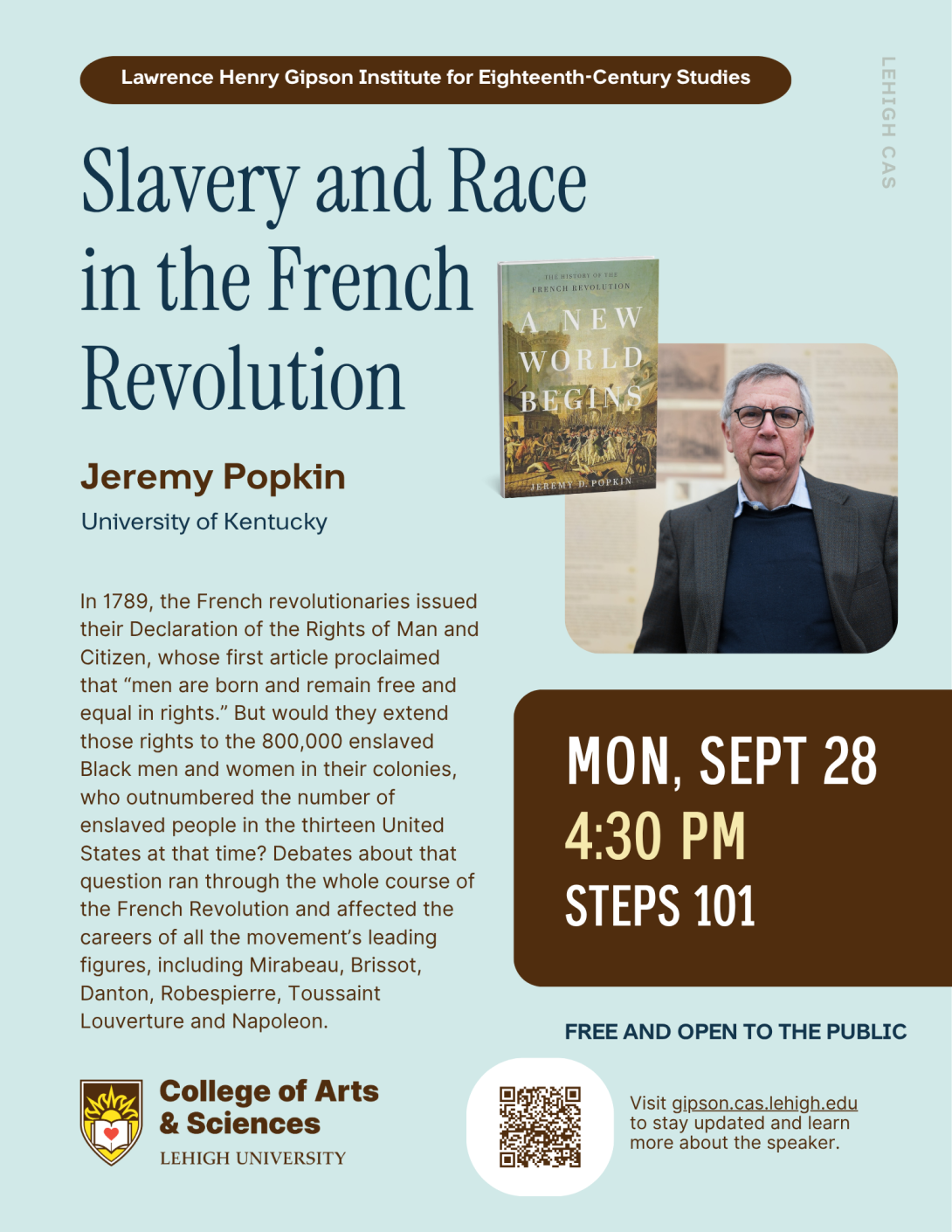 Jeremy Popkin 2026 Flyer